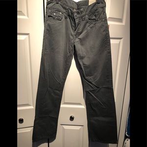 True Religion Straight Cut Cotton 5 Pocket Pants